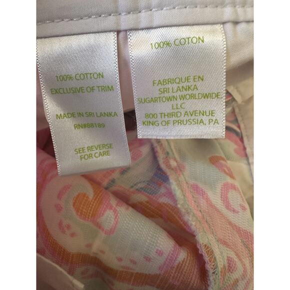 Lilly Pulitzer The Chipper Short Pink Pout Too Much Bubbly Womens Shorts Size 14 - Picture 5 of 10